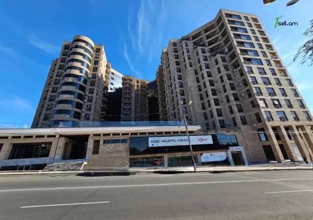 2 սենյականոց բնակարան նորակառույց շենքում Պարոնյանի փողոցում, 80 ք.մ., բարձր առաստաղներ, 8/14 հարկ