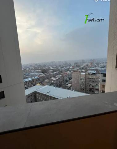 2 սենյականոց բնակարան նորակառույց շենքում Կոմիտասի պողոտայում, 67 ք.մ., բարձր առաստաղներ, 14/19 հարկ