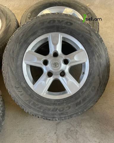 R17 Land Cruiser bantajj 4hatt Անիվներ անվահեծերով, ձմեռային անվադողեր, 275/65 R17