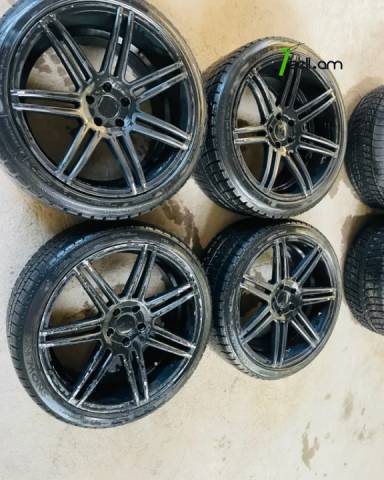 R20 5x112 Լեն ու Նեղ.Մերսեդես Անիվներ անվահեծերով, անվադողեր, 285/35 R20, 245/40 R20