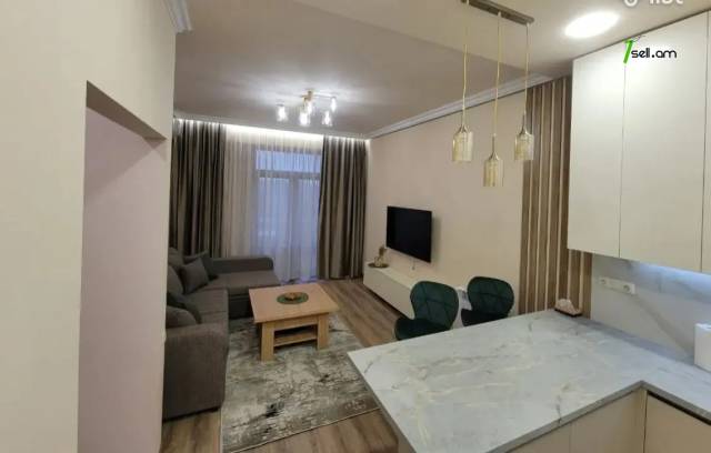 2 սենյականոց բնակարան նորակառույց շենքում Արղության փողոցում, 64 ք.մ., բարձր առաստաղներ, 7/14 հարկ