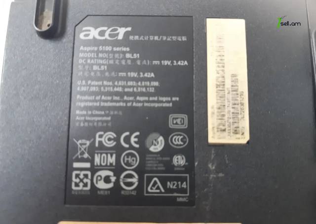 Acer Aspire 5100 Նոութբուք notebook ноутбук պահեստամաս