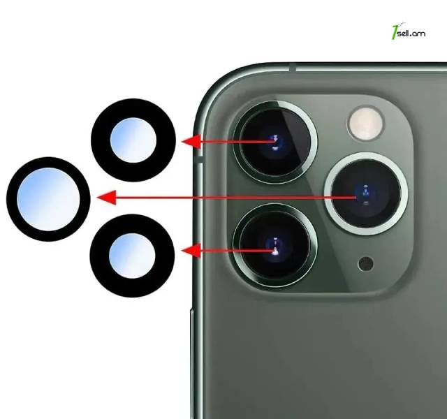 Apple iPhone 11 Pro Max Տեսախցիկի Ապակի