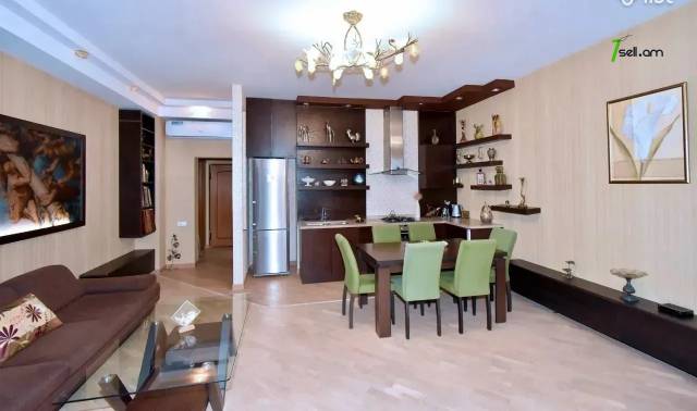 2 սենյականոց բնակարան նորակառույց շենքում Քեռու փողոցում, 55 քմ, բարձր առաստաղներ, եվրովերանորոգված