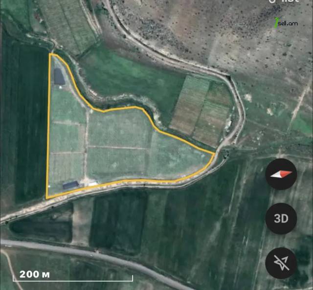 Հողատարածք ընդհանուր օգտագործման 1-րդ փողոցում Ակունքում, 30,000 քմ