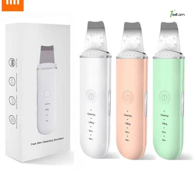 Скребок Xiaomi Mijia ультразвуковой кожи Ultrasonic Skin Scrubber scraper peel machine pore cleaner kosmetolog