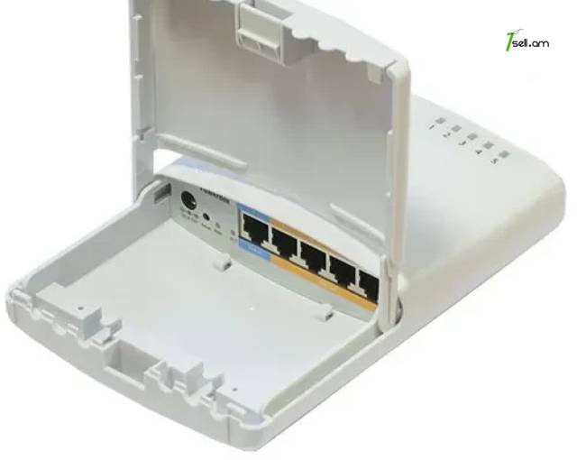PowerBox Mikrotik RB750P-PBr2 PoE ռոութեռ routerbaord microtik ubiquty switch RouterOS Маршрутизатор