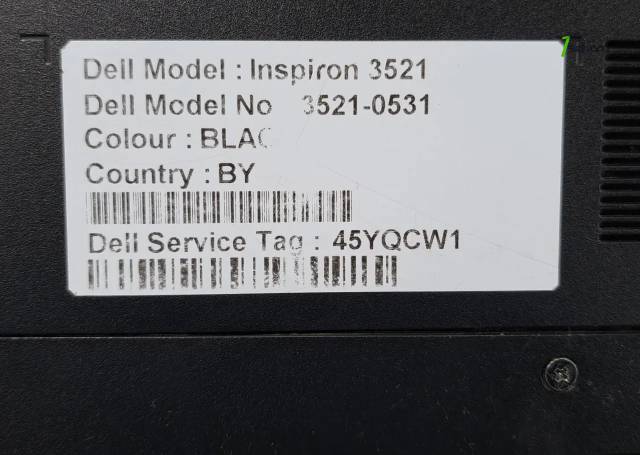 Dell 3521 Նոութբուք notebook ноутбук պահեստամաս