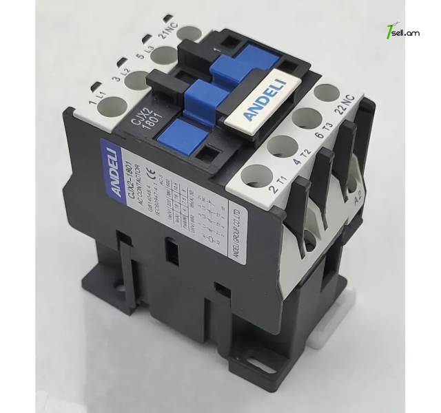 Հպարկիչ Andeli CJX2 18A магнитный пускатель andeli CJX2