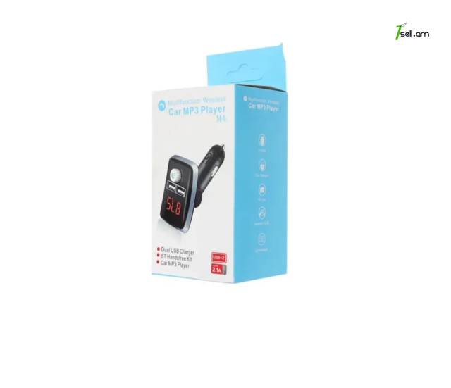 Բարձրակարգ HD FM Transmitter + 3.4A Real լիցքավորիչ Car MP3 Player + SD card RADIO Mobile Phone Handsfree