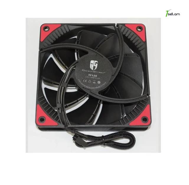 Case cooler 120mm бесшумный на резиновых ножках Gamer Storm TF120 Корпус Вентилятор իրանի հովհար