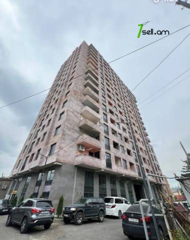 3 սենյականոց բնակարան նորակառույց շենքում Չարենցի փողոցում, 71 քմ, նախավերջին հարկ, բարձր առաստաղներ