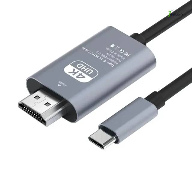 Adapter Converter Type-C to HDMI Cable 4K x 2K 60Hz FHD- Кабель Մալուխ конвертер for Notebook, Smartphone