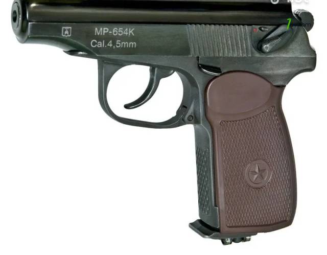 Mp-654k նոր 2024թ Անմիջապես արտադրողից 18 + Пневматический пистолет МР-654К ПМ, Макарова 4,5 мм