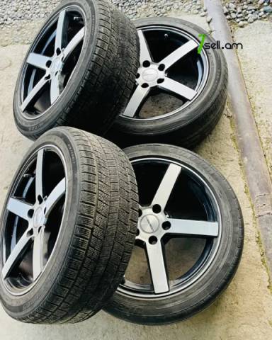 GGG. Vossen R17 5x114.3 4հատ Անիվներ անվահեծերով, համասեզոնային անվադողեր, 215/45 R17