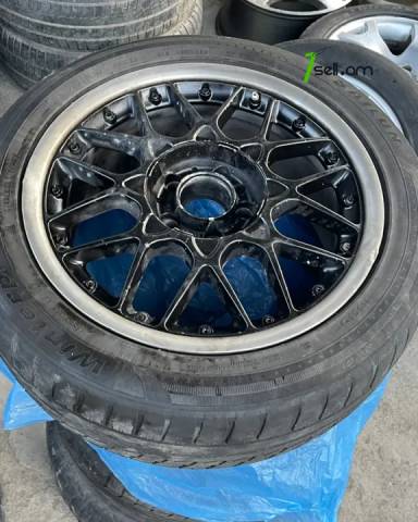 R17 5x112 Անիվներ անվահեծերով, համասեզոնային անվադողեր, 225/45 R17