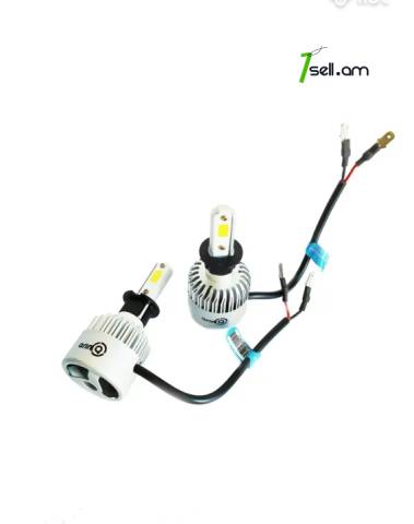 Լեդ լույս led H1 H3, H4, 9005, 9006, 9007, H7, H11, H13 880/881