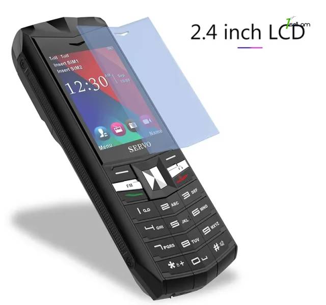 Оригинальный SERVO R26 2,4 "Мобильный телефон с TWS 5.0 Bluetooth для беспроводных наушников 3000mAh PowerBank