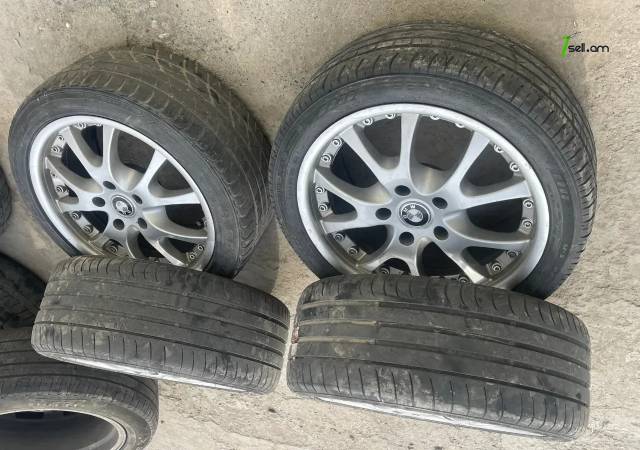 GGG. BMW R17 4հատ անվահեծ 2 հատ Համասեզոնային անվադողեր, 225/45 R17