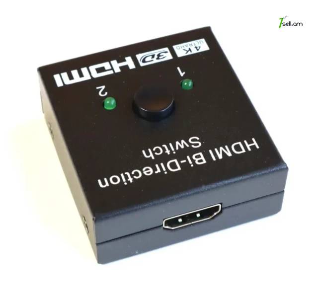 3D HDMI Bi-Direction 4K Switch 1x2 свич սվիչ երկկողմանի աշխատող