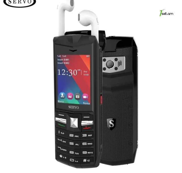 Оригинальный SERVO R26 2,4 "Мобильный телефон с TWS 5.0 Bluetooth для беспроводных наушников 3000mAh PowerBank