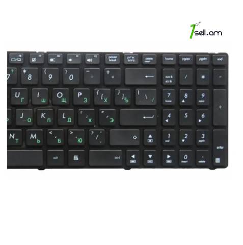 Ստեղնաշար KEYBOARD ASUS K50, F52, K51, K60, K62, K70, K72, P50, X5D клавиатура для ноутбука