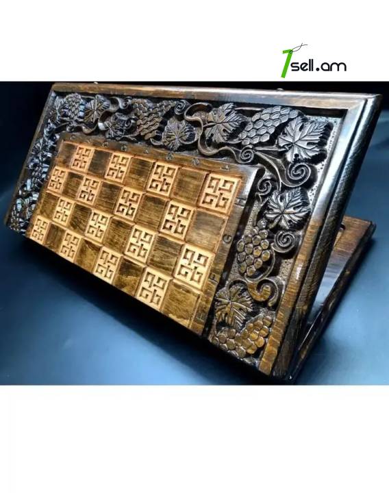 шахматы ручной работы  шахматы 3 в 1 շախմատ 3-ը 1-ում  carved chess set handmade chess set