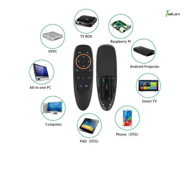 G10 G10S մկնիկի ձայնային կառավարում 2.4G USB ընդունիչ Пульт ДУ беспроводной аэромышь Air Mouse Voice Control